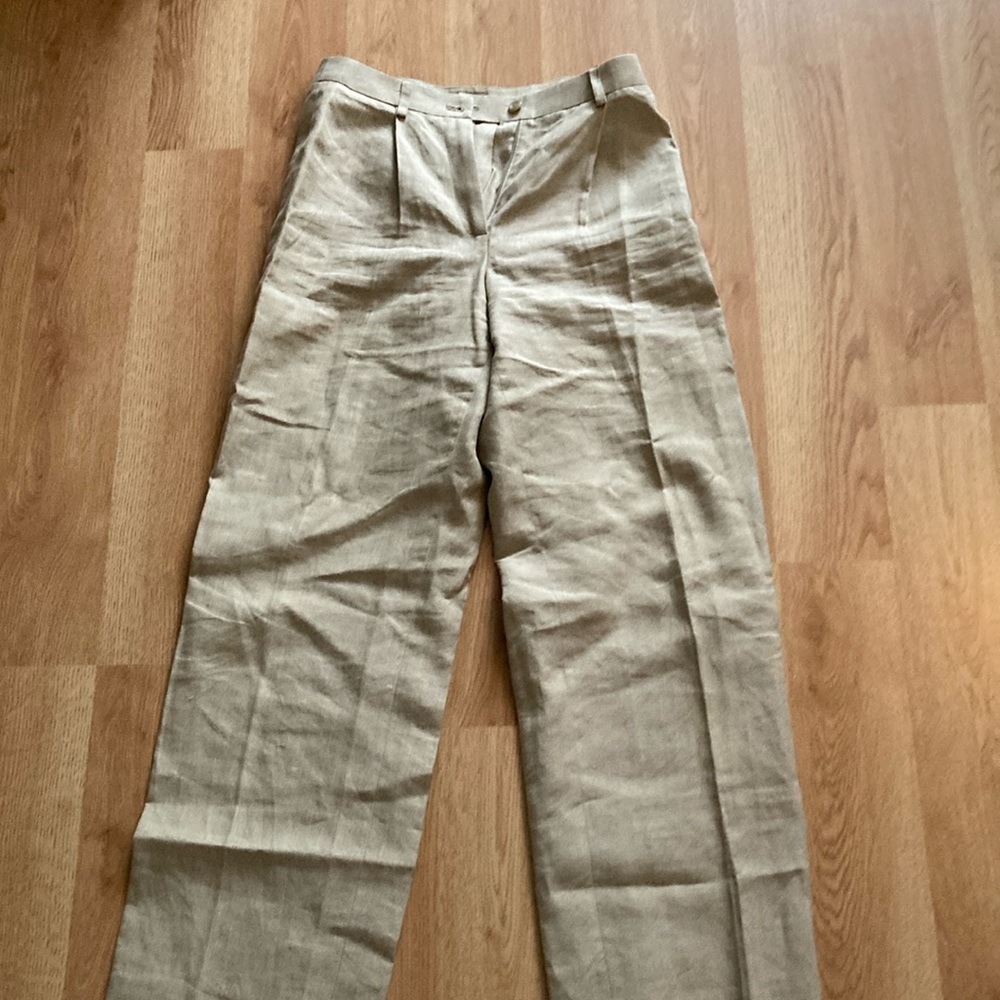 J Crew linen petite size 2 pants